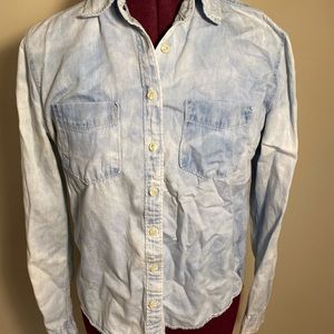Denim button down